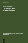 Buchcover Das heilige Schweigen