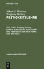 Nikola S. Dimitrov; Wolfgang Herberg: Festigkeitslehre / Elastizität, Plastizität und Festigkeit der Baustoffe und Baute width=