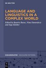 Buchcover Language and Linguistics in a Complex World