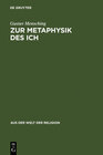 Buchcover Zur Metaphysik des Ich