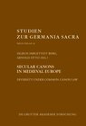 Buchcover Secular canons in Medieval Europe
