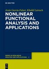 Buchcover Nonlinear Functional Analysis and Applications