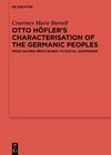 Buchcover Otto Höfler’s Characterisation of the Germanic Peoples