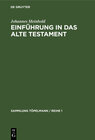 Buchcover Einführung in das Alte Testament