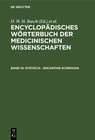 Buchcover Encyclopädisches Wörterbuch der medicinischen Wissenschaften / Dystocia - Encanthis scirrhosa