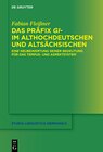 Buchcover Das Präfix gi- im Althochdeutschen und Altsächsischen