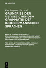 Buchcover Grundriss der vergleichenden Grammatik der indogermanischen Sprachen.... / Vorbemerkungen. Verbale Komposita. Augment, r