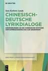 Buchcover Chinesisch-deutsche Lyrikdialoge