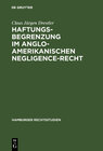 Buchcover Haftungsbegrenzung im anglo-amerikanischen Negligence-Recht