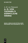 Buchcover A. M. von Thümmels: A. M. von Thümmel’s Sämmtliche Werke / Reise in die mittäglichen Provinzen von Frankreich, Teil 2