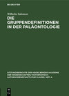 Buchcover Die Gruppendefinitionen in der Paläontologie