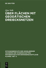 Buchcover Über Flächen mit geodätischen Dreiecksnetzen