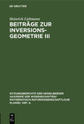 Buchcover Beiträge zur Inversionsgeometrie III