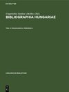 Buchcover Bibliographia Hungariae / Philologica. Periodica