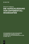 Buchcover Die Aufschließung von Differentialinvarianten