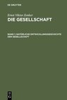 Buchcover Ernst Viktor Zenker: Die Gesellschaft / Natürliche Entwicklungsgeschichte der Gesellschaft
