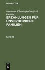 Buchcover Hermann Christoph Gottfried Demme: Erzählungen für unverdorbene Familien / Hermann Christoph Gottfried Demme: Erzählunge