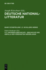 Buchcover Deutsche National-Litteratur. Schillers Werke / Universalgeschichte
