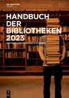 Buchcover Handbuch der Bibliotheken 2023