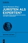 Buchcover Juristen als Experten?