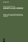 Buchcover Johann Gottlieb Fichte: Johann Gottlieb Fichte’s Sämmtliche Werke / 3 Abth. Populärphilosophische Schriften, III. Vermis