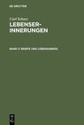 Buchcover Carl Schurz: Lebenserinnerungen / Briefe und Lebensabriß