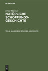 Buchcover Ernst Haeckel: Natürliche Schöpfungs-Geschichte / Allgemeine Stammes-Geschichte
