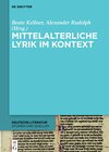 Buchcover Mittelalterliche Lyrik im Kontext