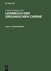 Buchcover Lehrbuch der organischen Chemie / Sondergebiete