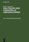 Buchcover Bülow-Cummerow: Politische und finanzielle Abhandlungen / Die preußischen Finanzen