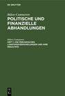 Buchcover Bülow-Cummerow: Politische und finanzielle Abhandlungen / Die preussischen Landtagsverhandlungen und ihre Resultate