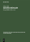 Buchcover Georg Bühler
