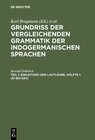 Buchcover Einleitung und Lautlehre, Hälfte 1. (§1 bis 694)