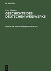 Buchcover Kurt Lindner: Geschichte des deutschen Weidwerks / Die Jagd im frühen Mittelalter