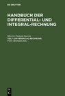 Buchcover Differential-Rechnung