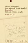 Buchcover Johann Christoph Gottsched: Johann Christoph und Luise Adelgunde... / November 1751 − April 1752