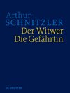 Buchcover Arthur Schnitzler: Werke in historisch-kritischen Ausgaben / Der Witwer. Die Gefährtin
