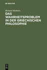 Buchcover Das Wahrheitsproblem in der griechischen Philosophie