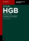 Buchcover Handelsgesetzbuch / §§ 17-83