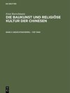 Buchcover Ernst Boerschmann: Die Baukunst und religiöse Kultur der Chinesen / Gedächtnistempel – Tzé táng