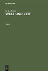 Buchcover D. L. Jassoy: Welt und Zeit / D. L. Jassoy: Welt und Zeit. Teil 3