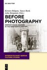 Buchcover Before Photography