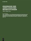 Buchcover Wissenschaftliche Ergebnisse der deutschen atlantischen Expedition... / Die Höhenwinde über dem tropischen und südlichen