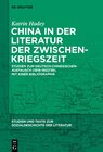 Buchcover China in der Literatur der Zwischenkriegszeit