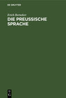 Buchcover Die preussische Sprache