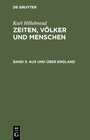 Buchcover Karl Hillebrand: Zeiten, Völker und Menschen / Aus und über England