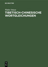 Buchcover Tibetisch-chinesische Wortgleichungen