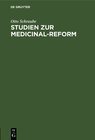 Buchcover Studien zur Medicinal-Reform