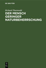 Buchcover Der Mensch geringer Naturbeherrschung