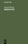 Buchcover Gedichte